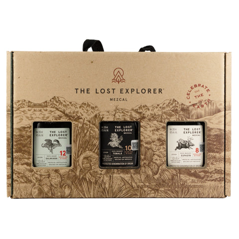 The Lost Explorer Mezcal Trilogy Gift Pack (3 x 20cl)