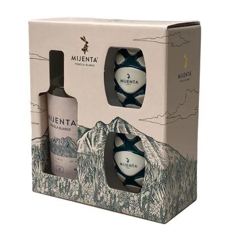 Mijenta Blanco Gift Pack With 2 Glasses 70cl